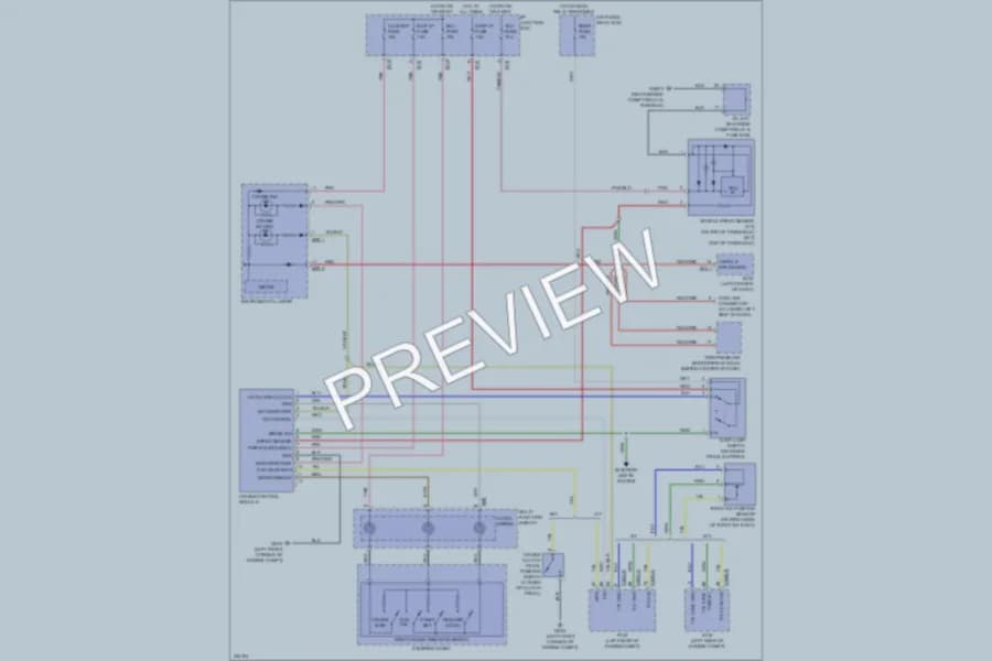 2010 Hyundai Accent Cruise Control wiring diagram preview
