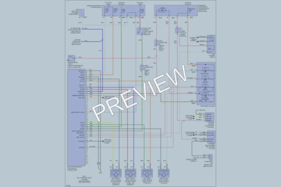 2010 Hyundai Azera Anti Lock Brakes wiring diagram preview