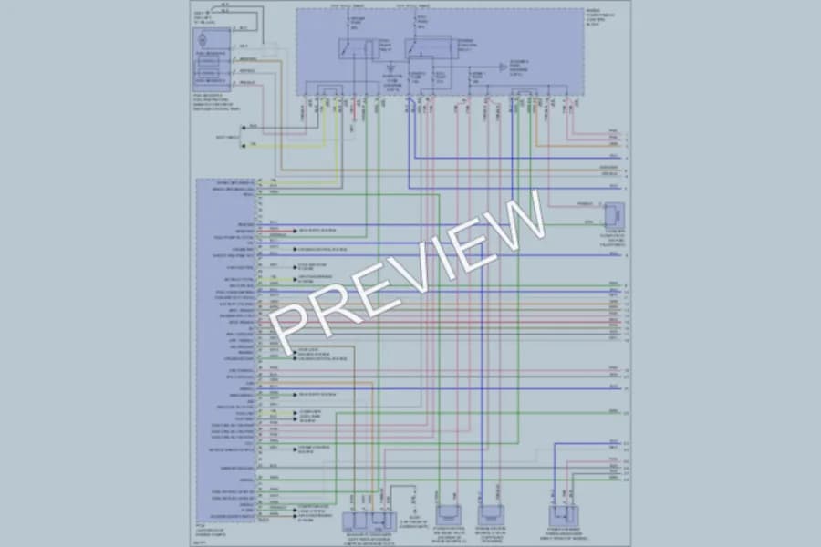 2010 Hyundai Azera Engine Performance wiring diagram preview
