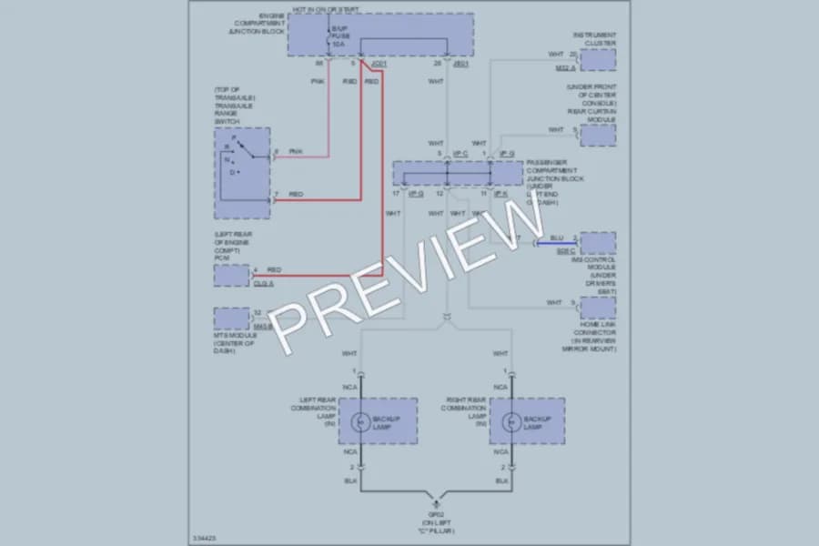 2010 Hyundai Azera Exterior Lights wiring diagram preview