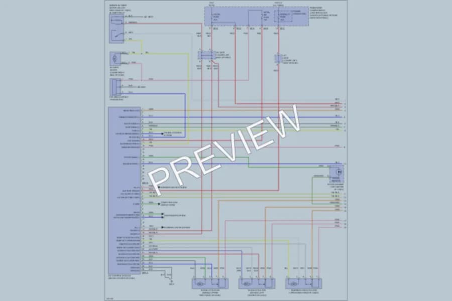 2010 Hyundai Elantra Air Conditioning wiring diagram preview