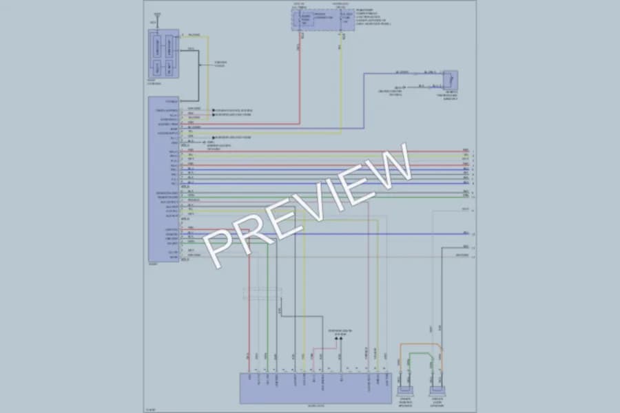 2010 Hyundai Elantra Radio wiring diagram preview