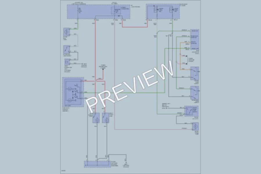 2010 Hyundai Genesis Interior Lights wiring diagram preview