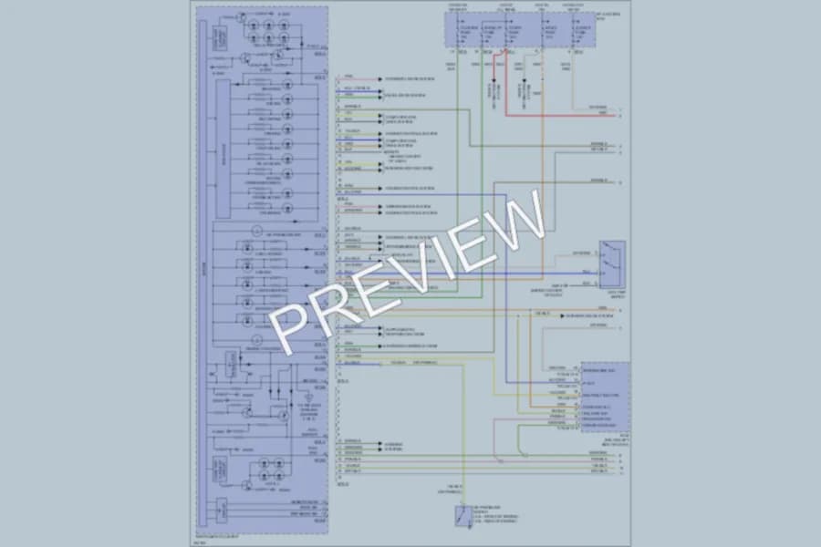 2010 Hyundai SantaFe Instrument Cluster wiring diagram preview