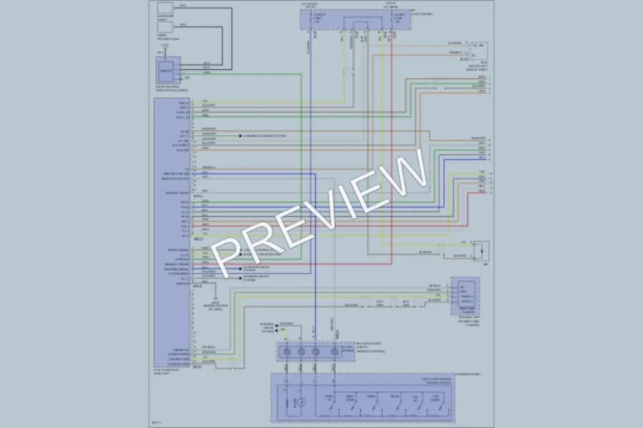 2010 Hyundai SantaFe Navigation wiring diagram preview