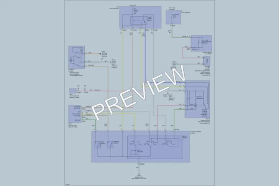 2010 Hyundai SantaFe Wiper Washer wiring diagram preview