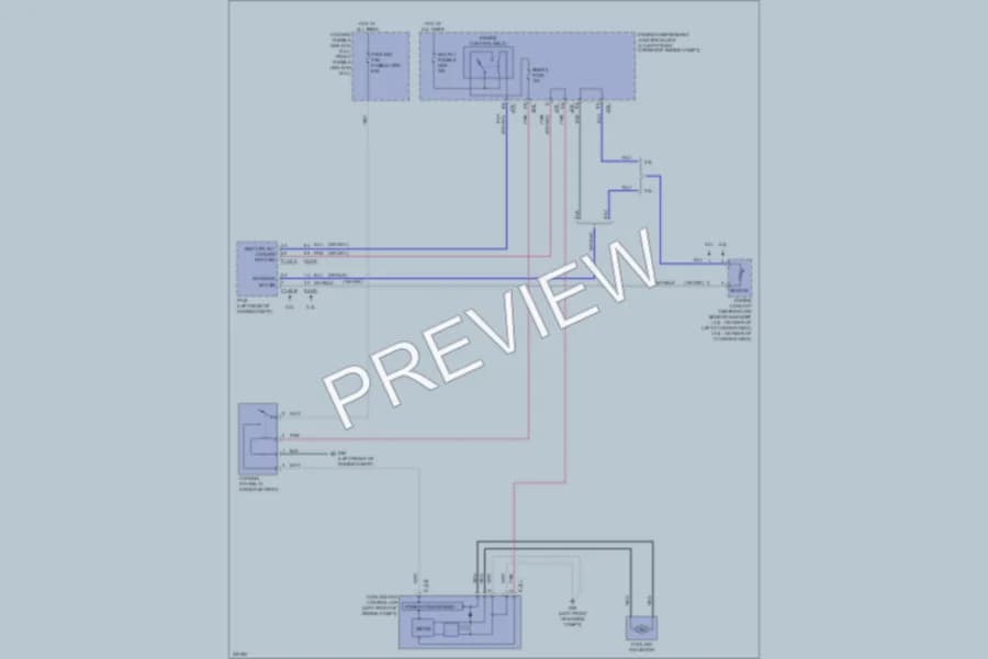 2010 Hyundai Sonata Cooling Fan wiring diagram preview