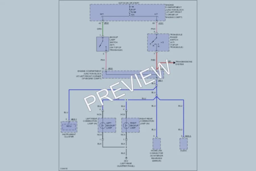 2010 Hyundai Sonata Exterior Lights wiring diagram preview