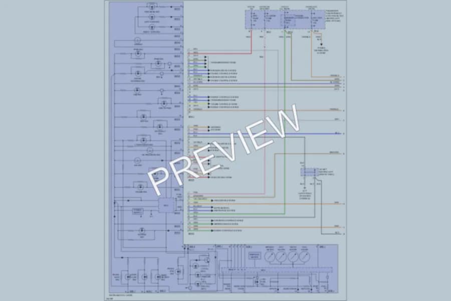 2010 Hyundai Sonata Instrument Cluster wiring diagram preview