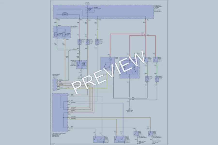2010 Hyundai Sonata Interior Lights wiring diagram preview