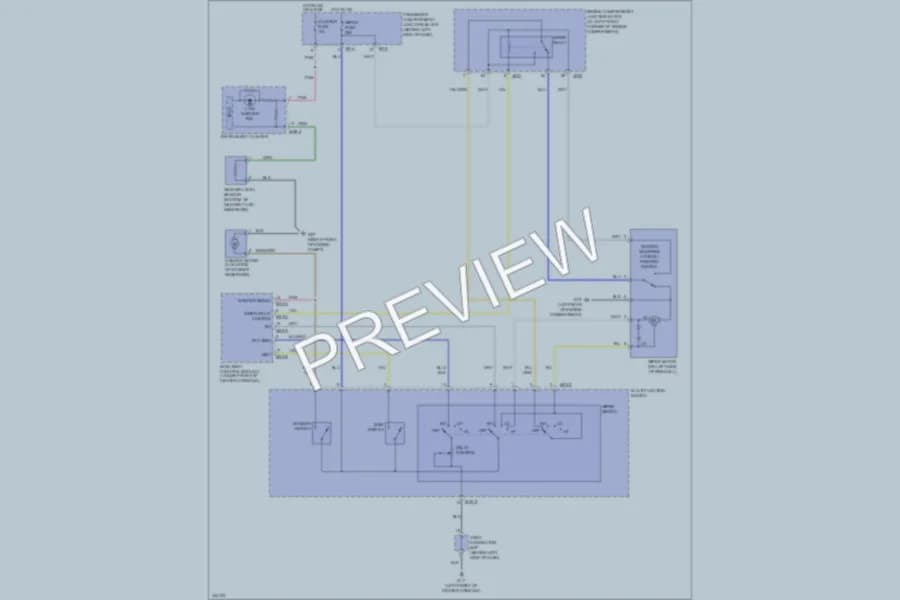 2010 Hyundai Sonata Wiper Washer wiring diagram preview