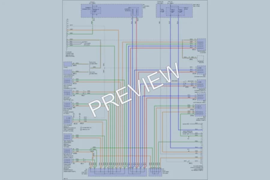 2010 Hyundai Tucson Computer Data Lines wiring diagram preview