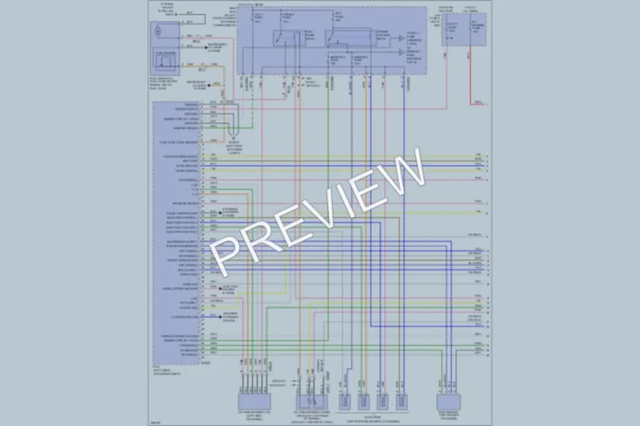 2010 Hyundai Tucson Engine Performance wiring diagram preview