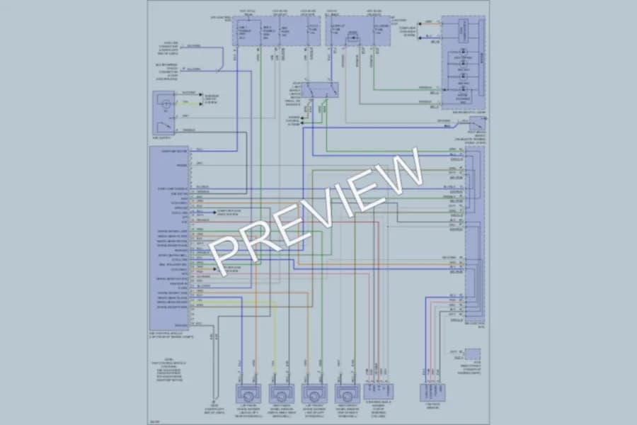 2010 Hyundai Veracruz Anti Lock Brakes wiring diagram preview