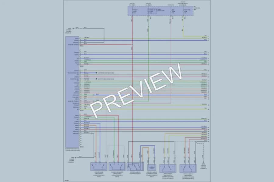 2010 Hyundai Veracruz Memory Systems wiring diagram preview