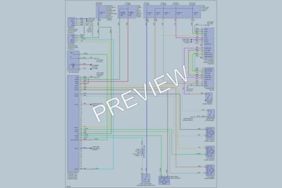 2010 Infiniti EX35 Anti Lock Brakes wiring diagram preview