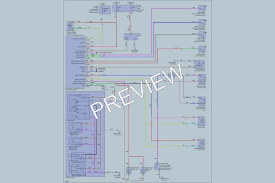 2010 Infiniti EX35 Interior Lights wiring diagram preview