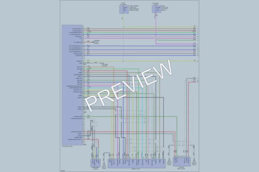 2010 Infiniti EX35 Radio wiring diagram preview
