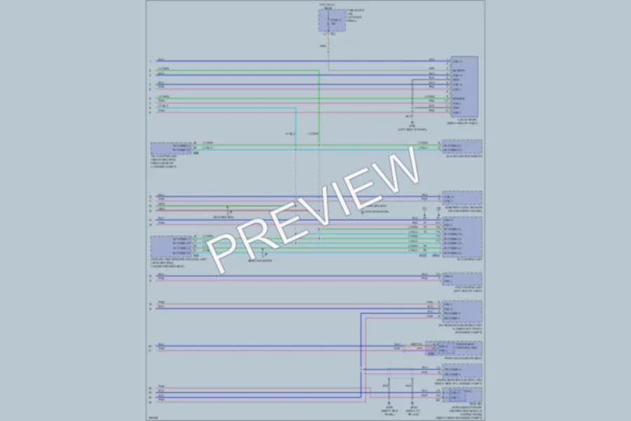 2010 Infiniti FX35 Computer Data Lines wiring diagram preview