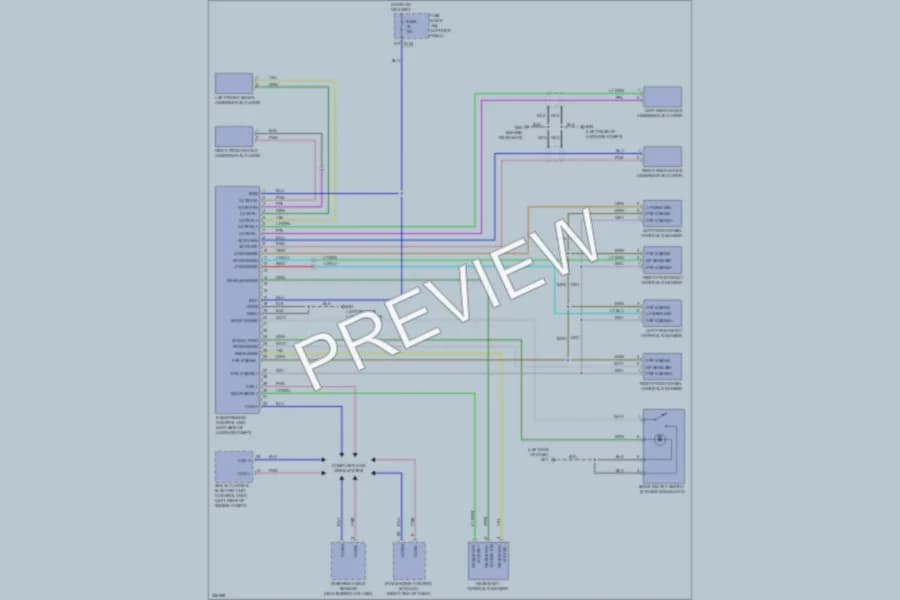 2010 Infiniti FX35 Electronic Suspension wiring diagram preview