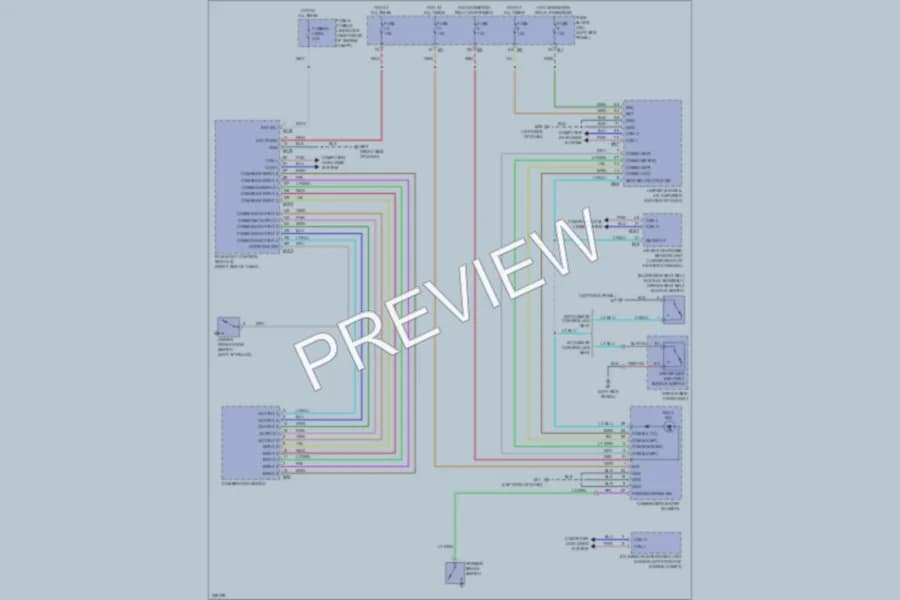 2010 Infiniti FX35 Warning Systems wiring diagram preview