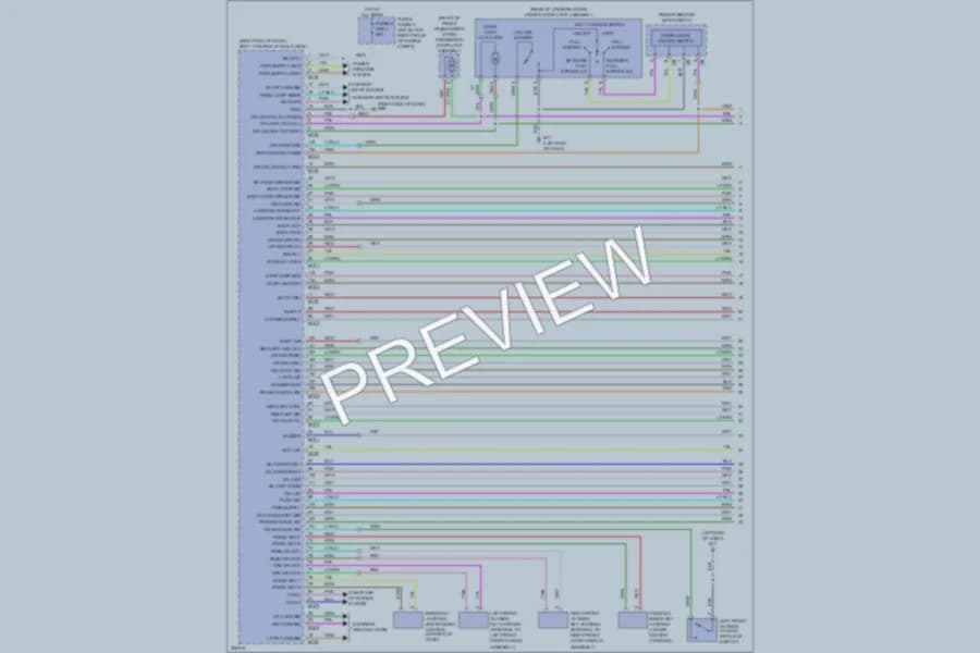 2010 Infiniti FX50 Anti Theft wiring diagram preview