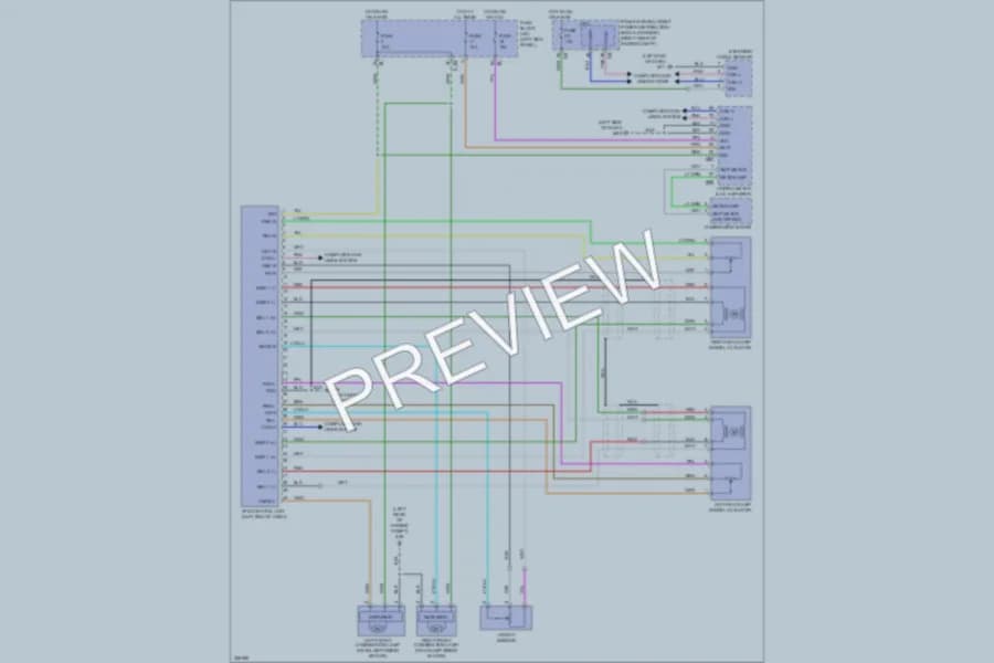 2010 Infiniti FX50 Headlights wiring diagram preview