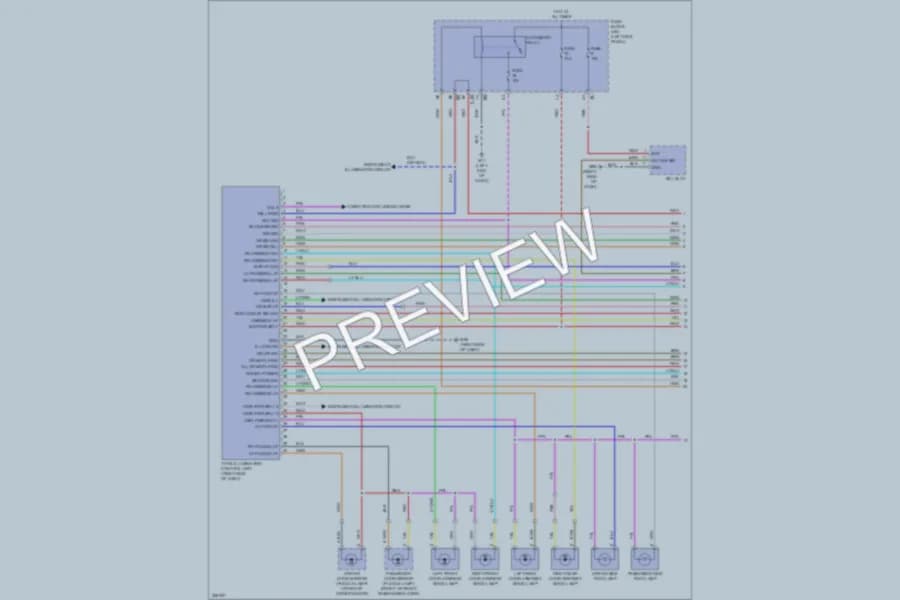 2010 Infiniti FX50 Interior Lights wiring diagram preview