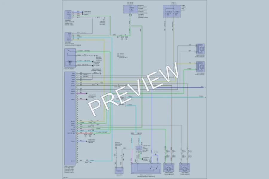 2010 Infiniti G37 Anti Lock Brakes wiring diagram preview