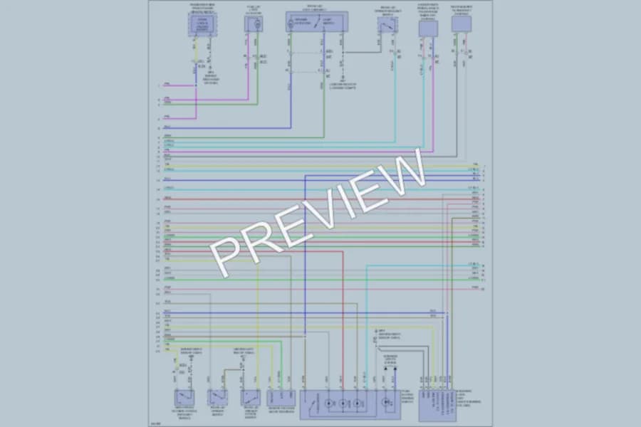 2010 Infiniti G37 Anti Theft wiring diagram preview