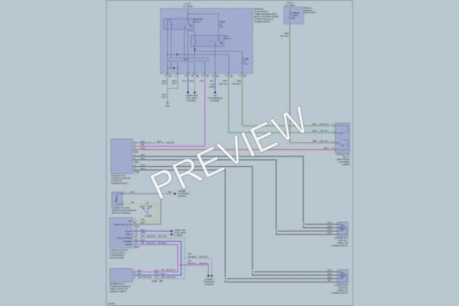 2010 Infiniti G37 Cooling Fan wiring diagram preview