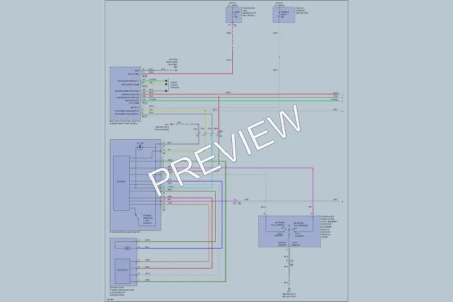2010 Infiniti G37 Power Windows wiring diagram preview