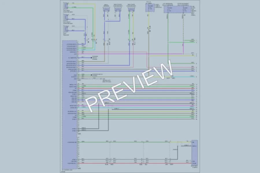 2010 Infiniti G37 Radio wiring diagram preview