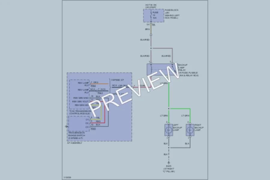 2010 Infiniti M35 Exterior Lights wiring diagram preview