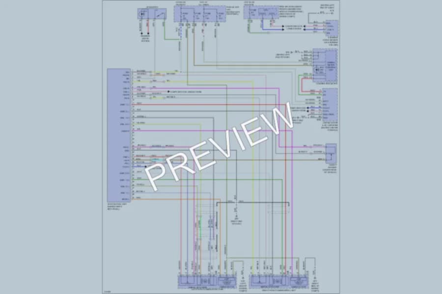 2010 Infiniti M35 Headlights wiring diagram preview