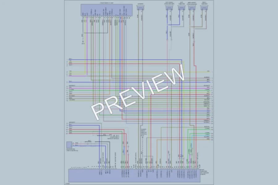 2010 Infiniti M35 Radio wiring diagram preview