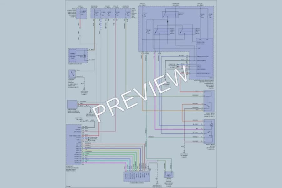 2010 Infiniti M35 Wiper Washer wiring diagram preview