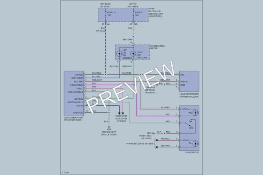 2010 Infiniti M35x Navigation wiring diagram preview