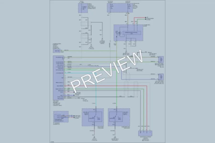 2010 Infiniti M35x Passive Restraints wiring diagram preview
