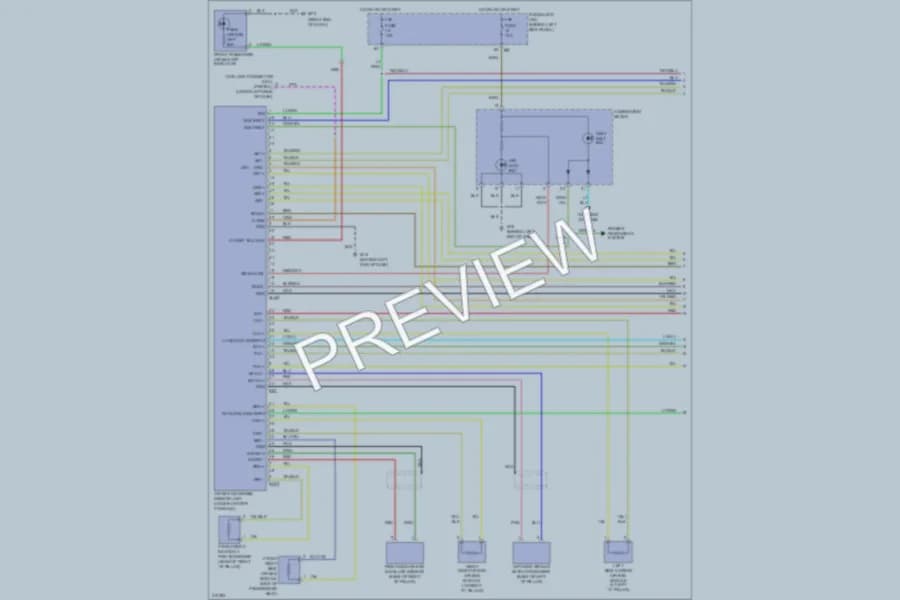 2010 Infiniti M35x Supplemental Restraints wiring diagram preview