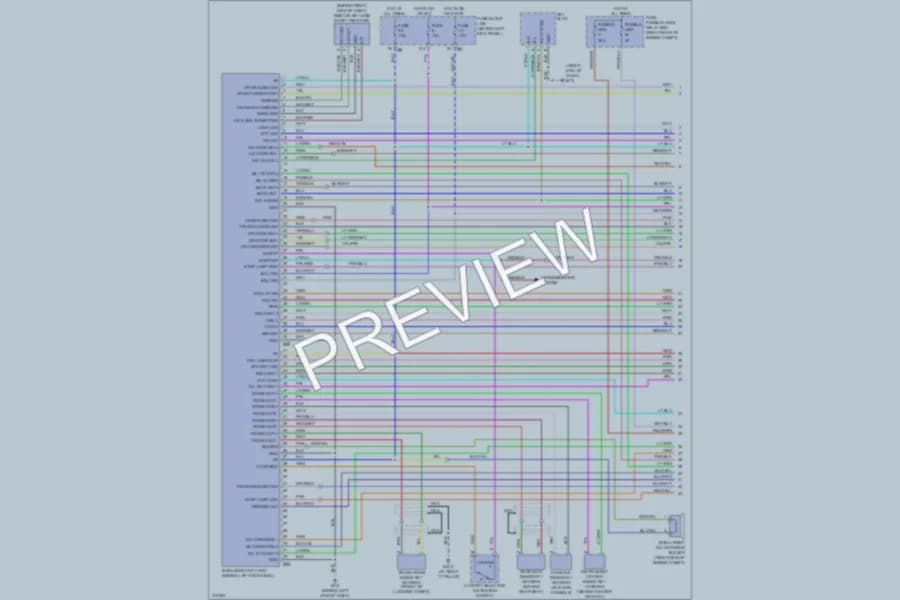 2010 Infiniti M45x Anti Theft wiring diagram preview