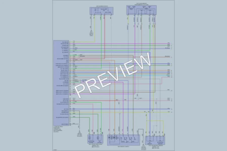 2010 Infiniti M45x Memory Systems wiring diagram preview