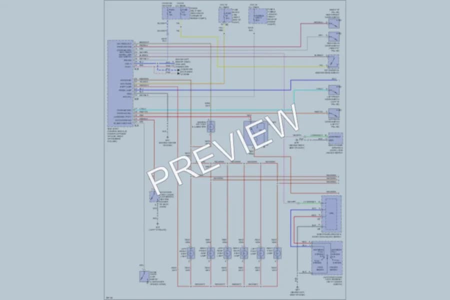 2010 Infiniti QX56 Interior Lights wiring diagram preview