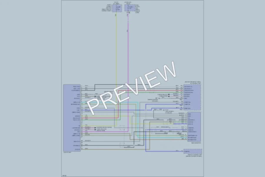 2010 Infiniti QX56 Radio wiring diagram preview