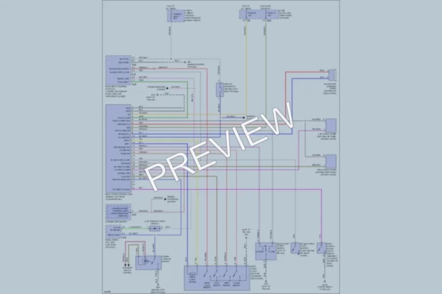 2010 Infiniti QX56 Trunk Tailgate Fuel Door wiring diagram preview