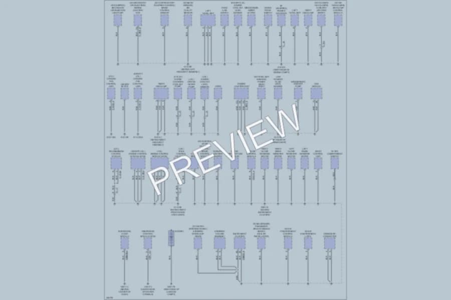 2010 Jaguar XF Ground Distribution wiring diagram preview