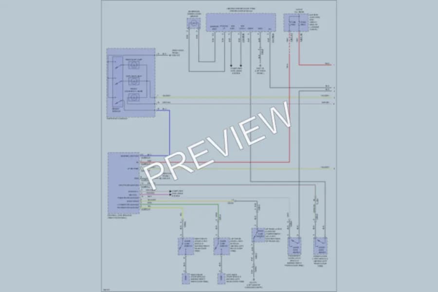 2010 Jaguar XFR Interior Lights wiring diagram preview