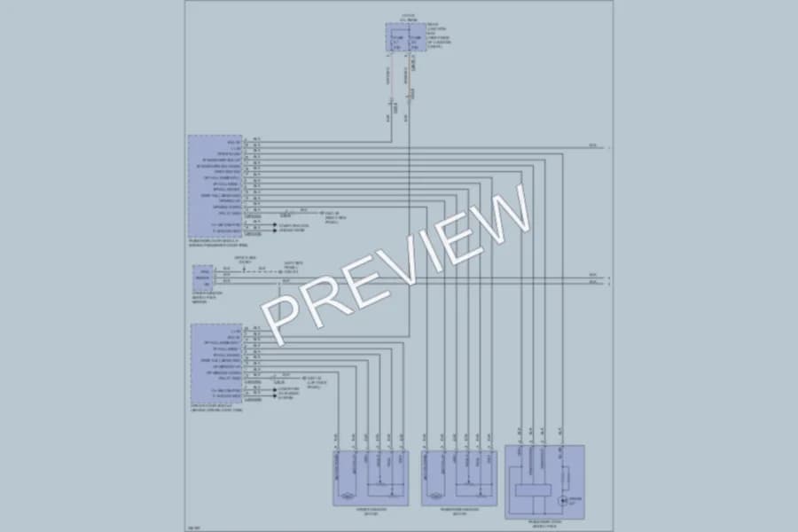 2010 Jaguar XFR Power Windows wiring diagram preview