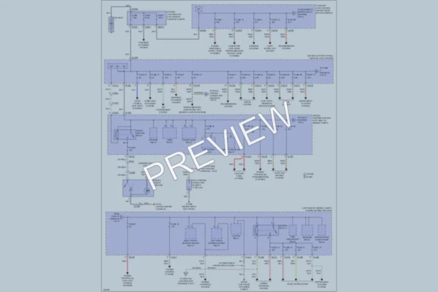 2010 Jaguar XK Power Distribution wiring diagram preview