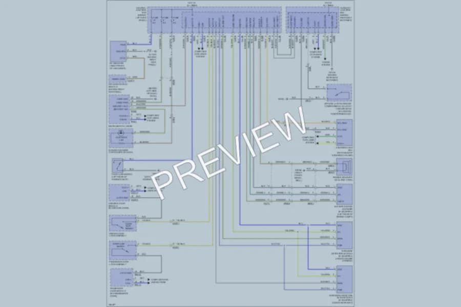 2010 Jaguar XKR Anti Theft wiring diagram preview
